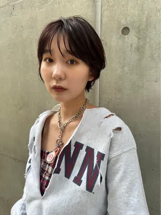 ショート MASHU chayamachi店所属・【梅田美容室】 似合わせカット サヤのヘアスタイル