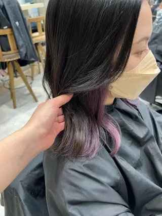 セミロング sweep天神☁️ ルカ┊透明感カラーのヘアスタイル