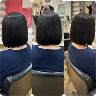 ミディアム カラー カラーダメージが艶々 『ケア特化店』KONのヘアスタイル