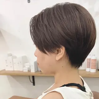 ショート ショートヘア、ボブ こやさん　コヤマのヘアスタイル