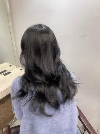 ロング haruna🤍 中韓mix✨のヘアスタイル