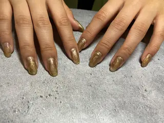 ミディアム ネイル Crescent Eye濱谷のネイルデザイン