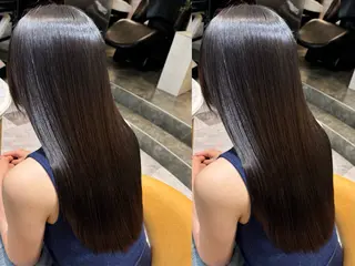 ロング 服部大地/ブリーチ 無しWカラー髪質改善のヘアスタイル