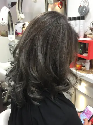 ミディアム 加藤 直樹のヘアスタイル