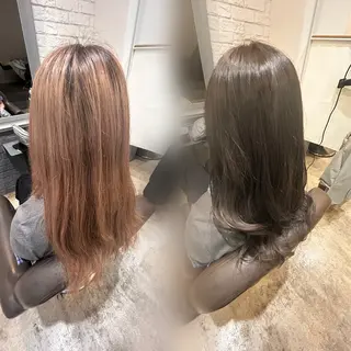 ロング カラー Rapport 千聖のヘアスタイル