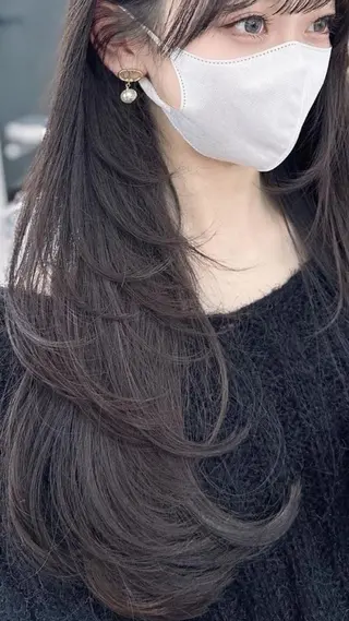 ミディアム カラー パーマ ヘアアレンジ メンズ キッズ ネイル マツエク・マツパ 堀井 凌平のヘアスタイル