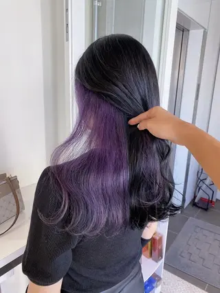 ロング カラー ALIVE原宿🖤 カラーリストるねこのヘアスタイル