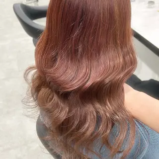 ロング カラー オリーブ/ 透明感カラー/れいあのヘアスタイル