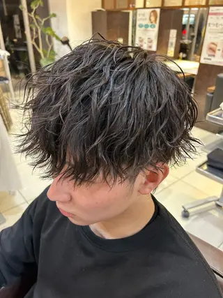 ショート パーマ メンズパーマ 稲葉のヘアスタイル