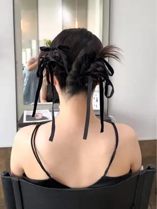 ロング ヘアアレンジ 福岡透明感カラー/ 髪質改善/ayaneのヘアスタイル