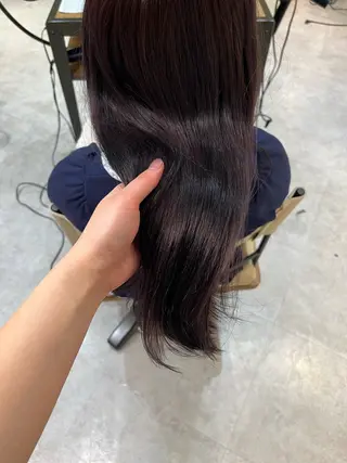 ロング カラー 🍒暖色カラー🍒 ueno aiのヘアスタイル