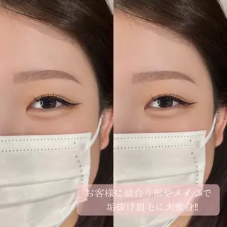 アイブロウ 🩵HARUHI 京都Two🩵のマツエク・マツパデザイン