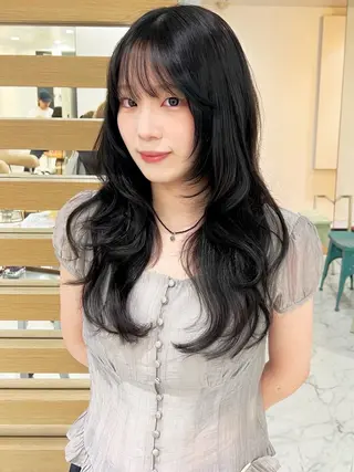 ロング 🫧ワンホンヘア🫧 MACOのヘアスタイル