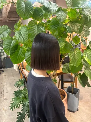 ミディアム 入江 直生のヘアスタイル