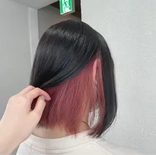 ミディアム カラー 💗モテガーリー💗 rumi♡のヘアスタイル