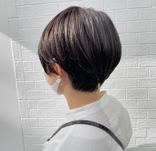 ショート カラー パーマ ヘアアレンジ 西山梨々【12/1〜 産休を頂きます🎀】のヘアスタイル