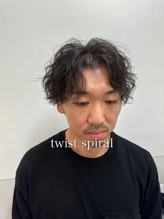 ショート パーマ メンズ メンズ専門 Stylist吉川のヘアスタイル