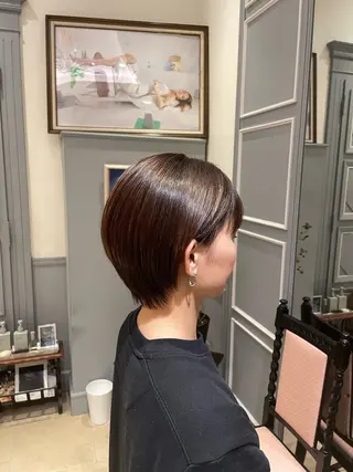 ショート 大阪梅田 稲葉利也斗のヘアスタイル