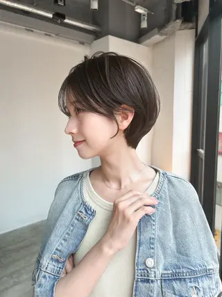 ショート 池袋　似合わせショー トヘア　萩原 佑紀のヘアスタイル