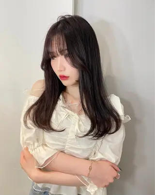 セミロング ショート/レイヤー カット/ミサキ💐のヘアスタイル