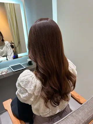 ロング カラー ヘアアレンジ 大人美人:髪質改善 ✂︎YUGOのヘアスタイル