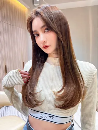 ロング 🩵縮毛矯正・ボブ 岩原朋也🩵のヘアスタイル