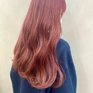 ロング カラー 🤍髪質改善➕透明感 カラー🤍川上葵のヘアスタイル