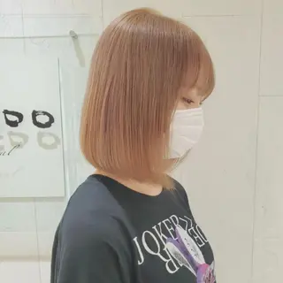 カラー ミディアム レイヤーカット/ ウルフカット/大橋 のヘアスタイル