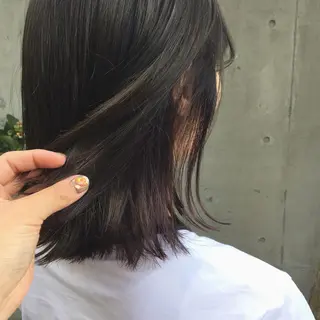 セミロング カラー 柔らかいcolor 🌿harukaのヘアスタイル
