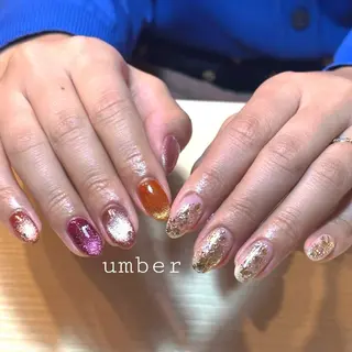 ネイル umber 三茶1分のネイルデザイン