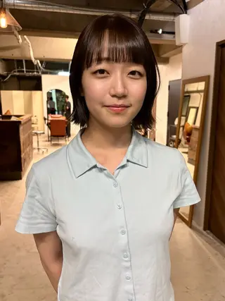 ショート カラー こっくりカラー/艶髪 /amy.山口瑞稀のヘアスタイル
