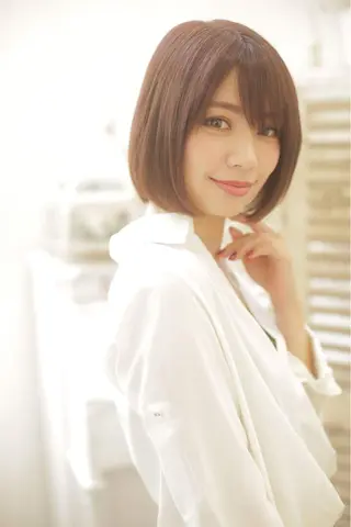 ショート カラー パーマ エイト ウメダのヘアスタイル