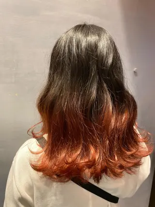 ミディアム カラー brace今里店店長 加井直樹のヘアスタイル