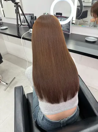 ロング カラー Neolive Luca　御茶ノ水店所属・透明カラー/韓国風 Subaruのヘアスタイル