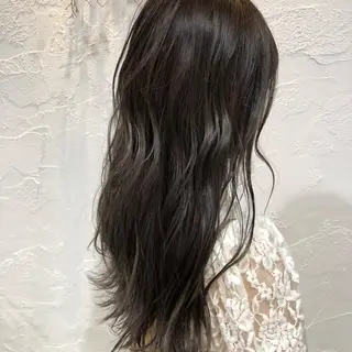 ロング カラー 圧倒的透明感カラー nana🦕のヘアスタイル