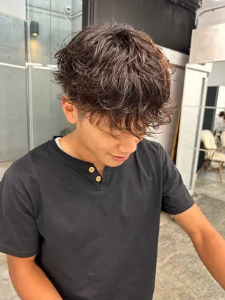 パーマ メンズ Pia hair design yakuin所属・【pia】 syuuのヘアスタイル