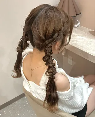 ロング ヘアアレンジ Mila chihiroのヘアスタイル