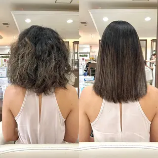 ミディアム ✨髪質改善・縮毛矯正 専門美容室マーベルのヘアスタイル