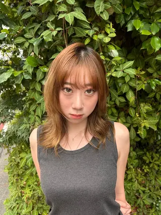 ロング ヘアアレンジ 透明感カラー/艶髪/ 似合わせカラーのヘアスタイル