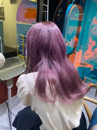 カラー 高発色ブリーチ/ ハイレイヤー🪽aiのヘアスタイル