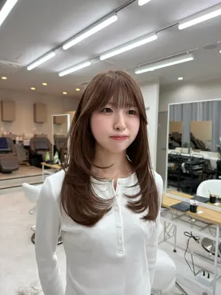 ミディアム sora/レイヤー/ 似合わせカット🎀のヘアスタイル