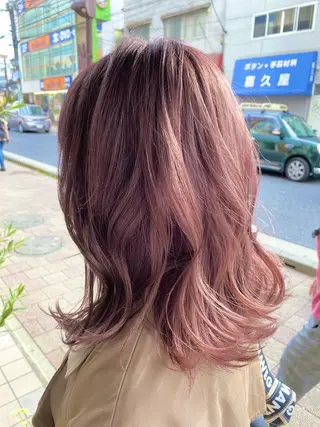 ミディアム カラー 増子 幹樹のヘアスタイル