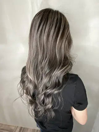 ロング カラー ヘアアレンジ Belle hair Design青野大貴のヘアスタイル