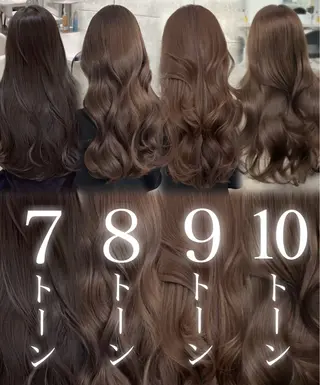 ロング 𝑴𝑰𝒀𝑼🩰 /銀座/透明感カラーのヘアスタイル
