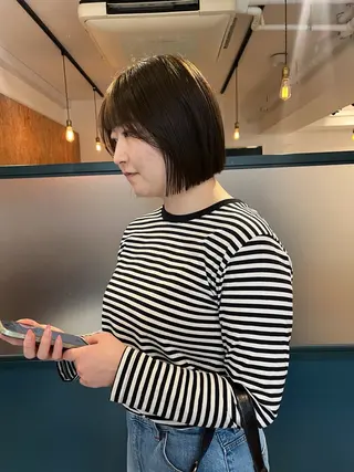 ショート カラー 暖色/パーマ 🌼クニトウメイのヘアスタイル