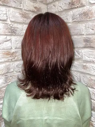 ミディアム echelle所属・るな/echelle 【カットモデル募集】のヘアスタイル