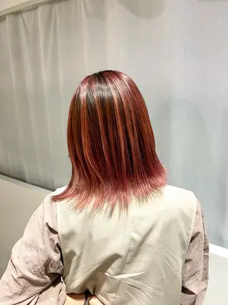 ミディアム カラー MUK ムクのヘアスタイル