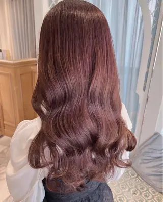 ロング カラー ヘアアレンジ みっちー/ブリーチ なしダブルカラーのヘアスタイル