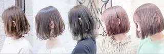 ミディアム カラー ヘアアレンジ ひな 🕯️🤎のヘアスタイル