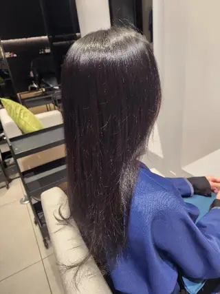 カラー ロング stair:case所属・💜艶髪カラー💜 🎶富川美希🎶のヘアスタイル